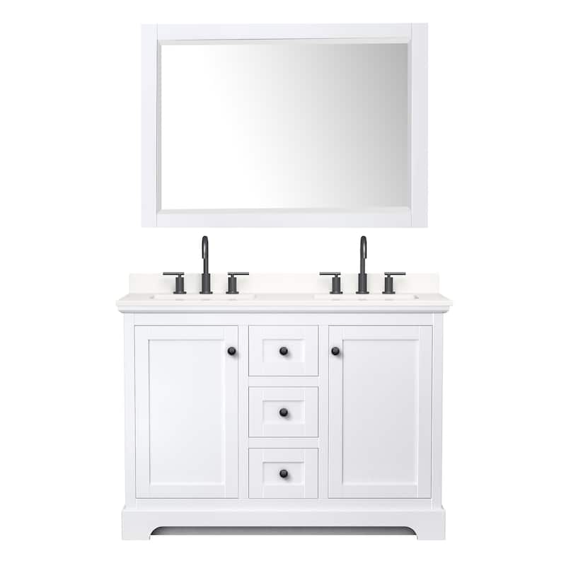 Wyndham Collection WCV232348D-QTZ-US3M46 Avery 48" Free Standing