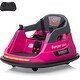 preview thumbnail 7 of 22, 12V Electric Ride-On Bumper Car with Remote Control Rose