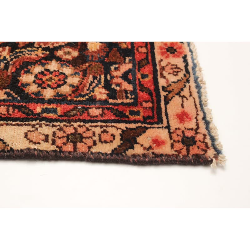 ECARPETGALLERY Hand-knotted Andelz Black Wool Rug - 3'0 x 11'6