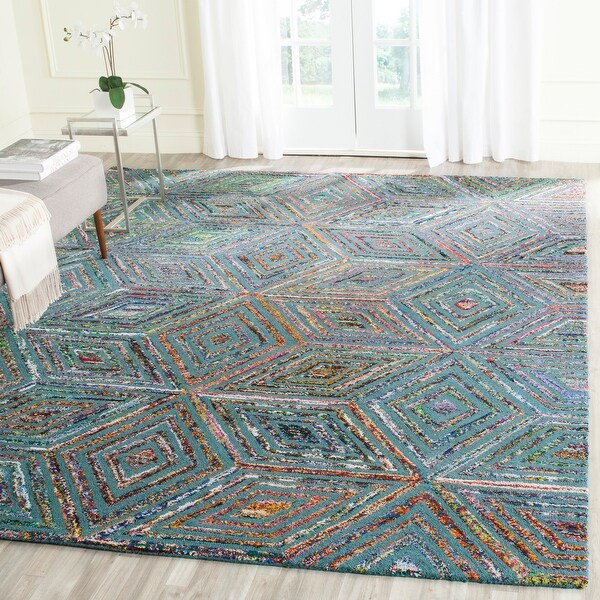 Safavieh Handmade Nantucket Fevzie Contemporary Cotton Rug