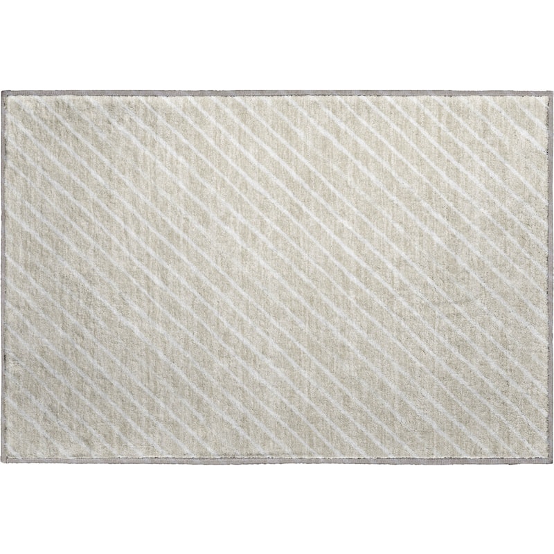 Premium Washable Super Soft Angle Stripe Mayfield Rug