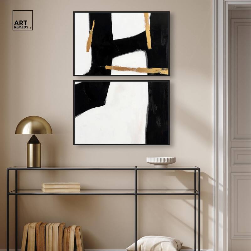 Urban Grid I Canvas Set of 2 by Art Remedy