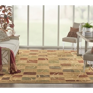 Nourison Expressions Geometric Abstract Cubist Area Rug
