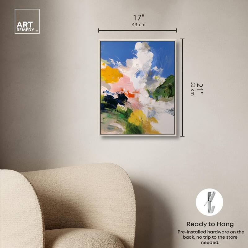 Clouds and Color II Canvas by Art Remedy