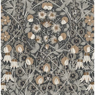 Seabrook Designs Tulip Garden Prepasted Wallpaper