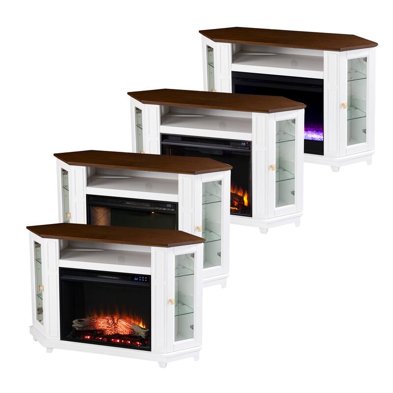 SEI Furniture Daventry Electric Media Fireplace w/ Storage
