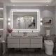 preview thumbnail 56 of 161, Large LED Bathroom mirror Tempered Glass Dimmable Anti-Fog Vanity Mirror