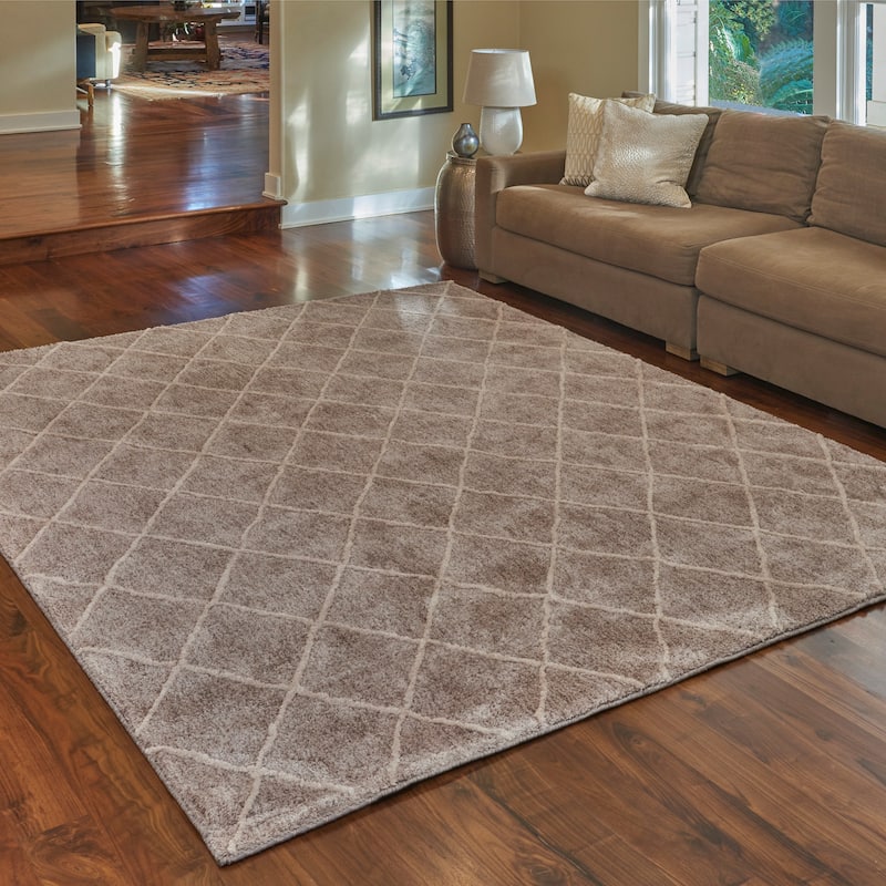 Gertmenain Soft Step Thick Plush Modern Shag Area Rug