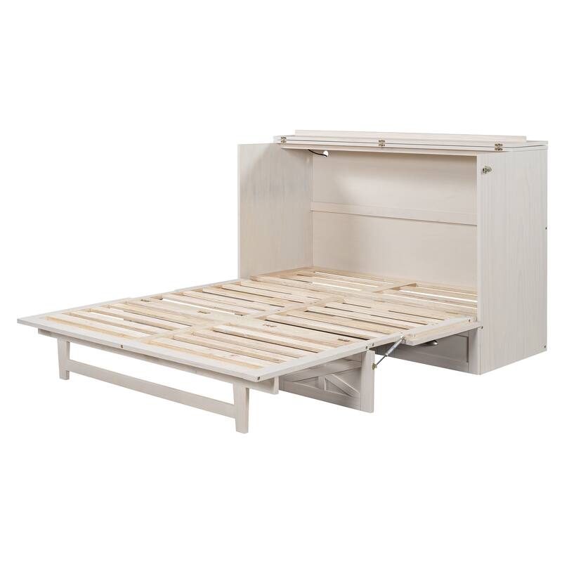 Modern Murphy Bed with Versatile Storage Drawers