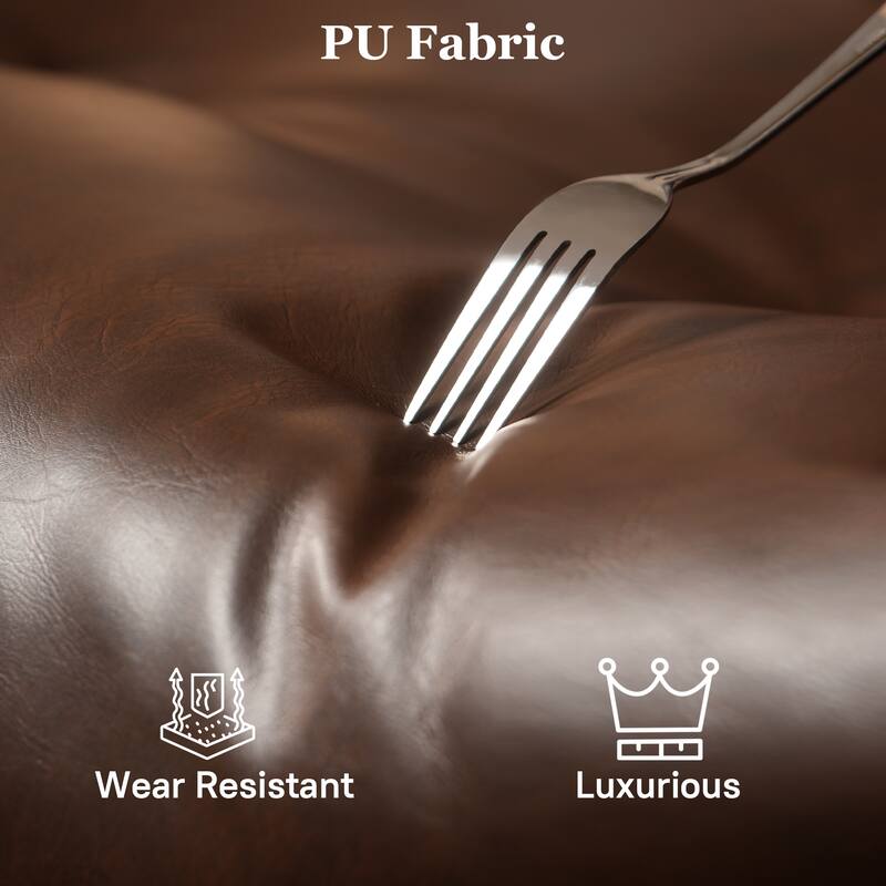 OVIOS PU Leather Ergonomic Lumbar Support Office Chair Desk Chair