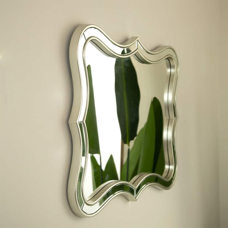 Curvilinear Gold 24" Wall Mirror