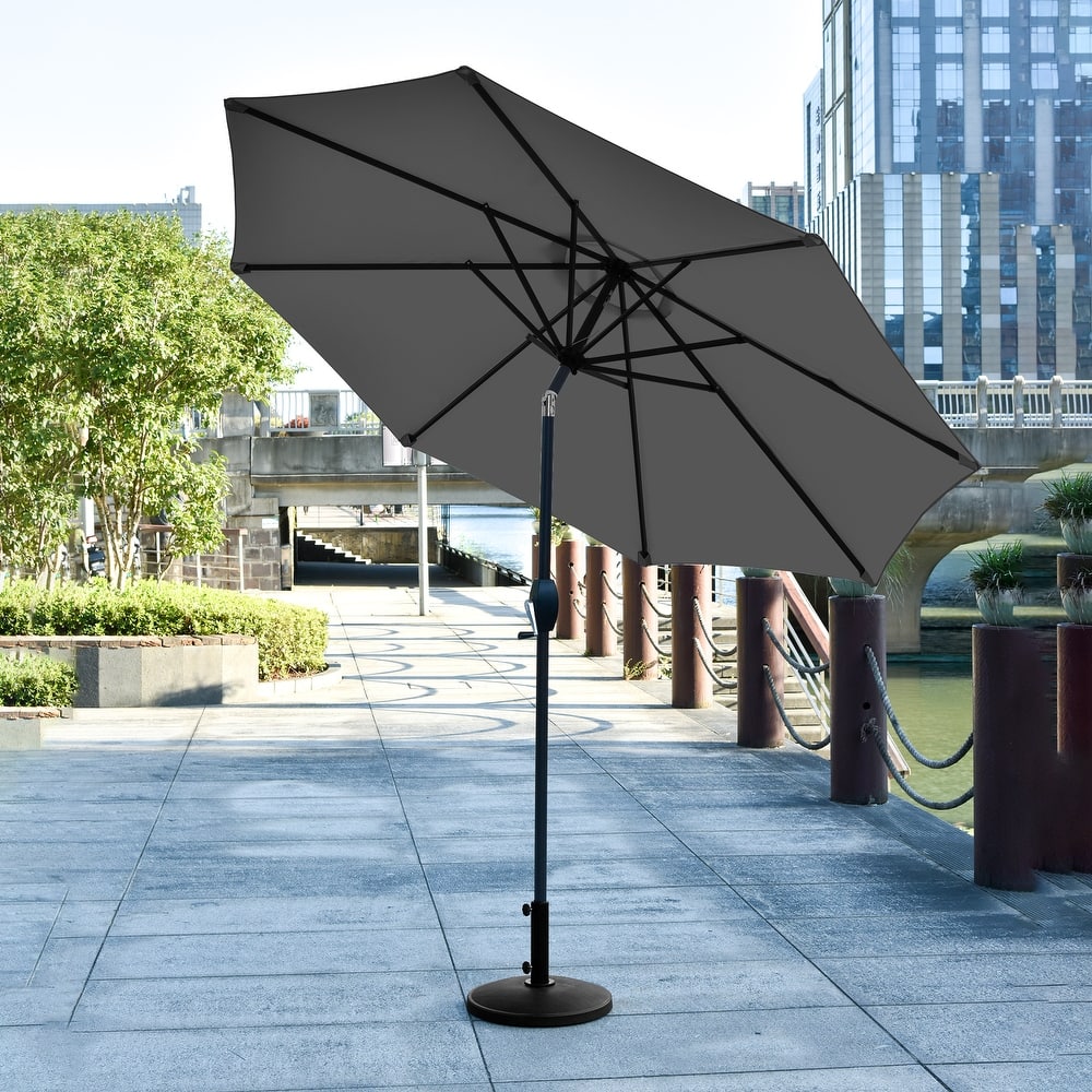 Lopes 9-Foot Patio Umbrella with Ceramic Base Included