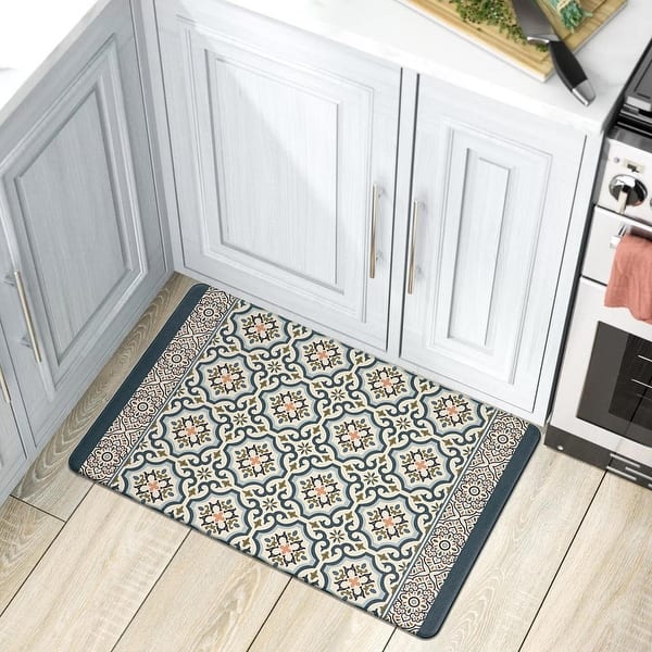 Anti Fatigue Kitchen Rug, Cushioned Kitchen Floor Mats Set Comfort