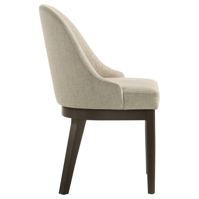 Blakely Beige Upholstered Dining Side Chair (Set of 2)