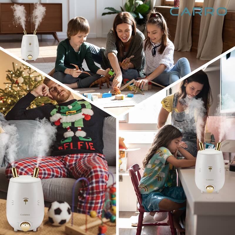 Zukis 3L Top Fill Cool Mist Humidifier with Aroma Tray For Rooms