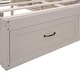 preview thumbnail 33 of 52, Full/Queen Size Platform Bed with 6 Storage Drawers, Wooden Bedframe, Storage Bed, Headboard Not Include, for Kids/Teens/Adults
