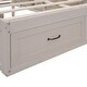 preview thumbnail 51 of 52, Platform Bed with 6 Storage Drawers, Wooden Bedframe, Full/Queen Size