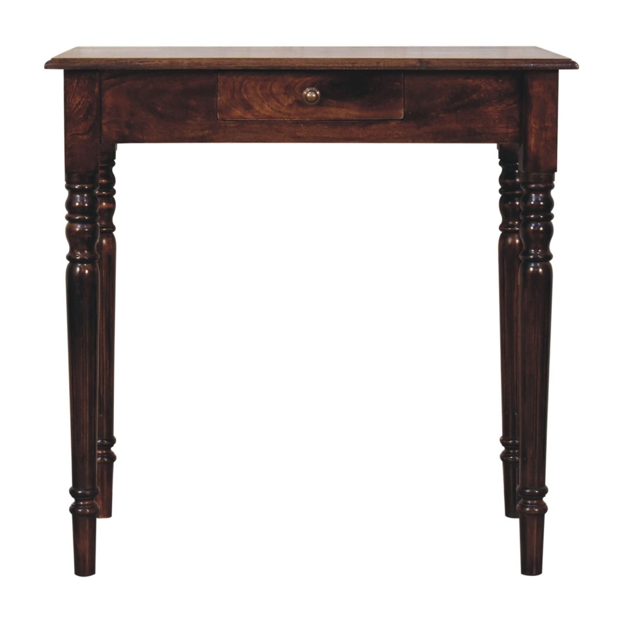 Artisan Furniture Solid Wood California Walnut Writing Desk, Brown with 1 Drawer