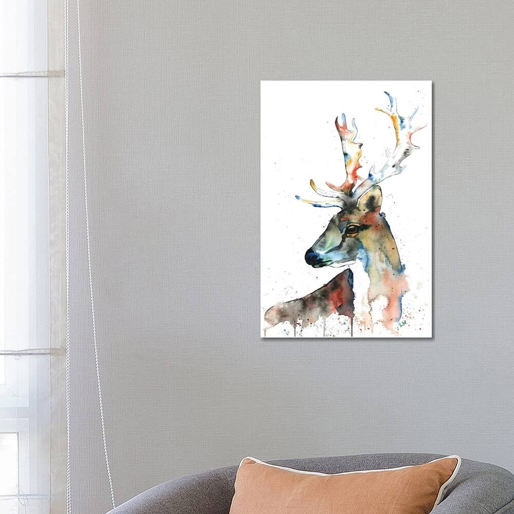 iCanvas "Fallow Deer" by Lisa Whitehouse Canvas Print