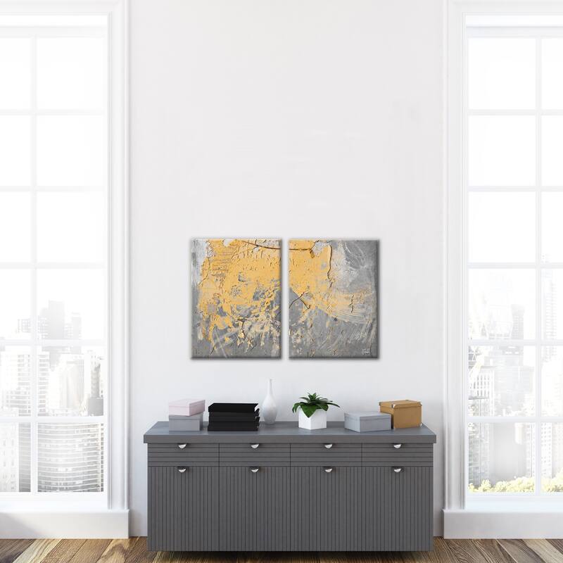 Ready2HangArt 'Abstract ABS XVI' Modern Canvas Wall Art