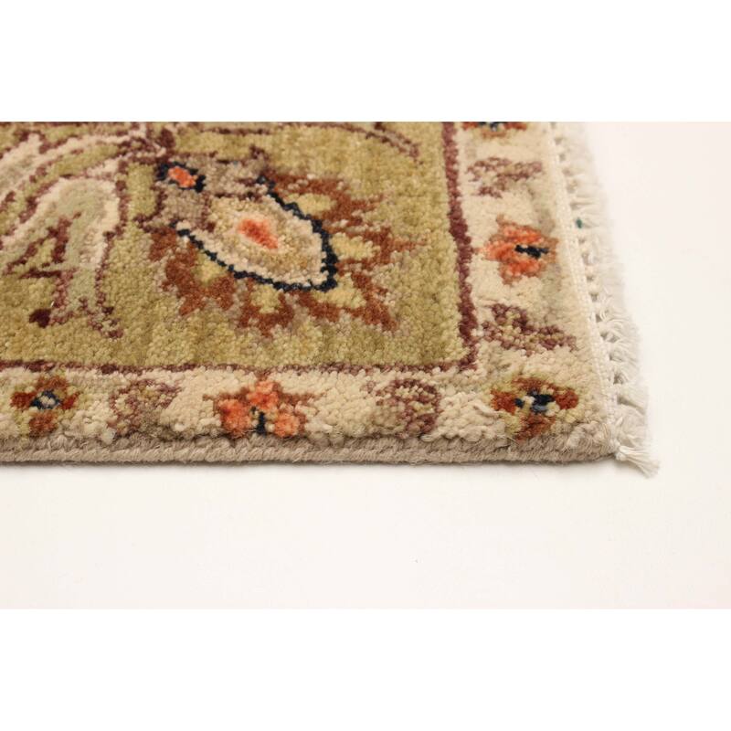 ECARPETGALLERY Hand-knotted Jamshidpour Cream Wool Rug - 3'0 x 5'0