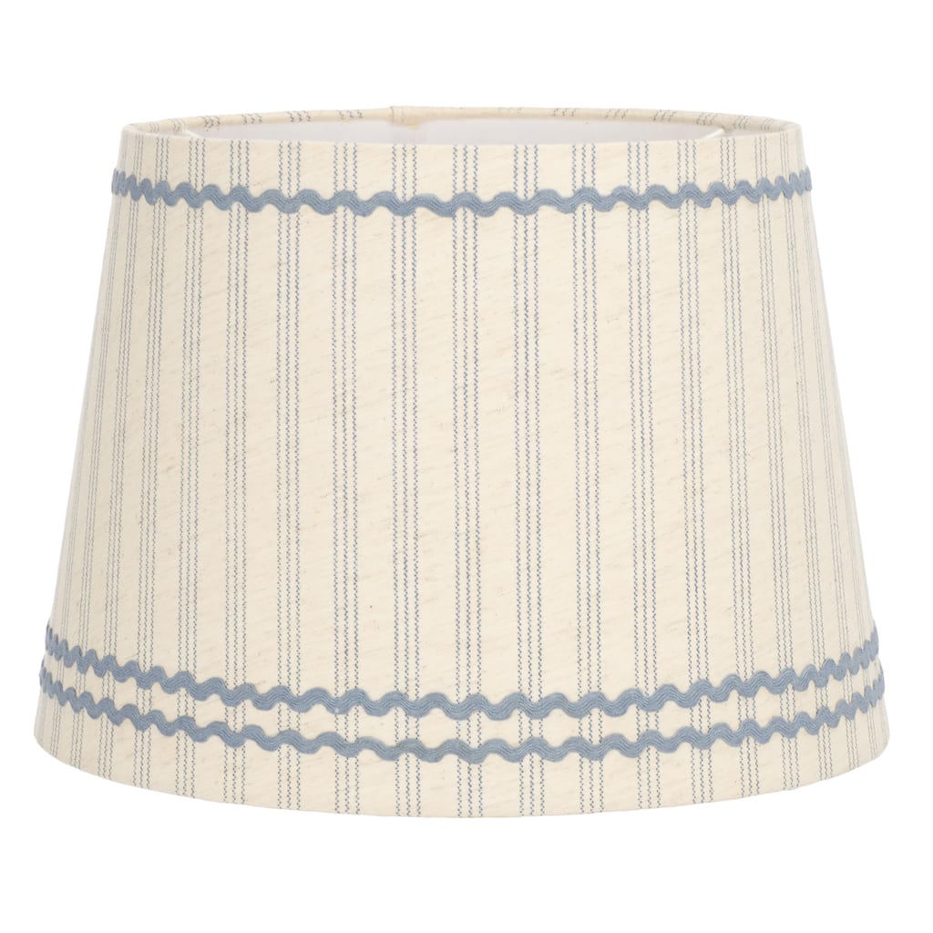 SAFAVIEH Lighting Polina, 10-inch, Cotton Printed Lamp Shade - 11"W x 14"D x 10"H