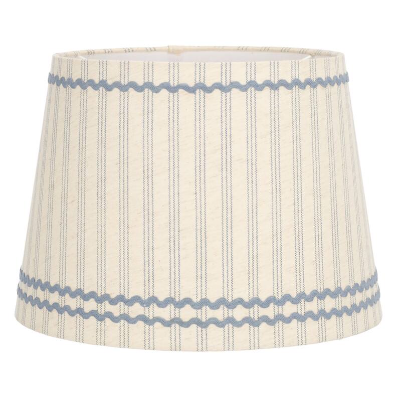 SAFAVIEH Lighting Polina, 10-inch, Cotton Printed Lamp Shade - 11"W x 14"D x 10"H