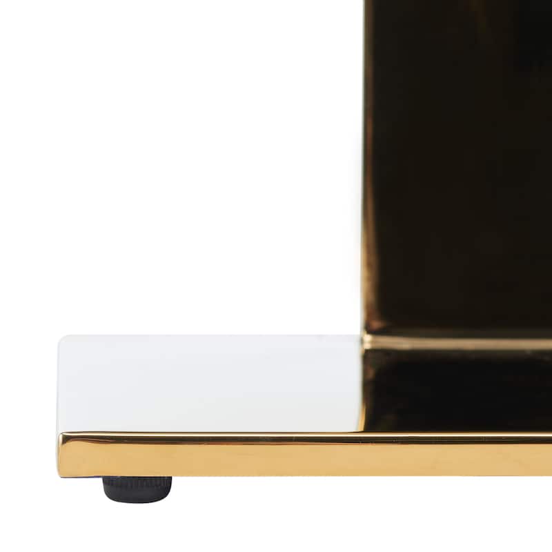 SAFAVIEH Couture Shiloh Acrylic Drink Table - 9.8" W x 9.8" L x 24" H - 10Wx10Dx24H