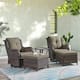 Option Brown Wicker / Grey Cusion
