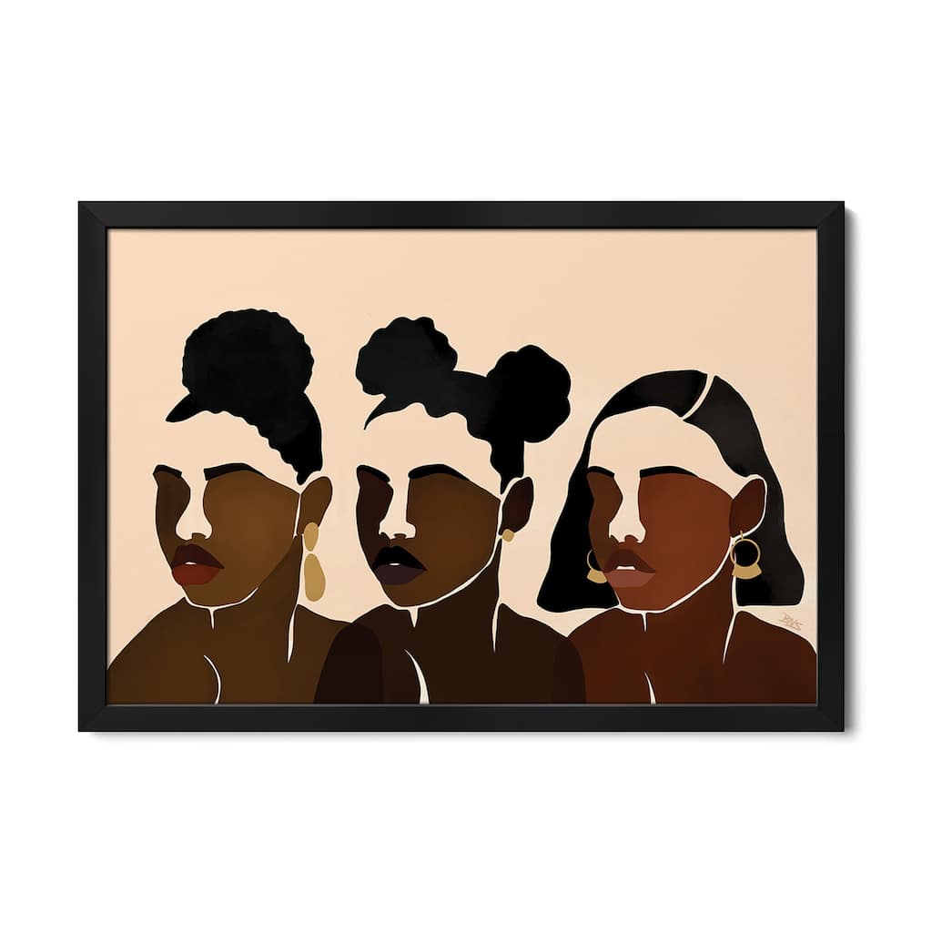 Sisters II Premium Framed Poster by Bria Nicole