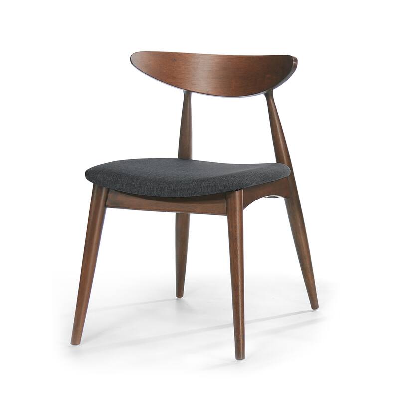 Barron Mid-century Dining Chairs (Set of 2) by Christopher Knight Home - 22.50" W x 19.75" L x 28.75" H