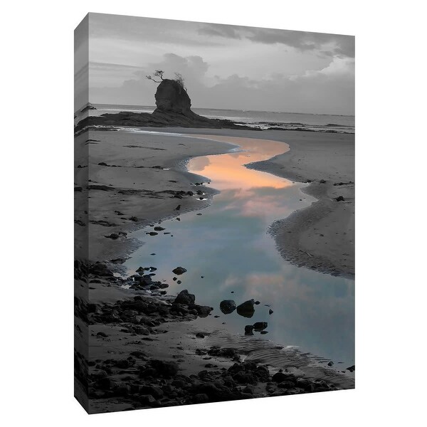 PTM Images 9-148691 PTM Canvas Collection 10" x 8" - "Playa Carrillo Inlet" Giclee Beaches Art Print on Canvas