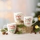 preview thumbnail 2 of 3, Winterberry Set of 6 Sentiment Mugs, 18 Oz