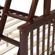 preview thumbnail 47 of 56, Twin Over Full Wood Bunk Bed with Storage Drawers and Ladder