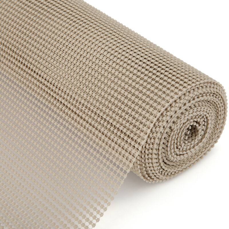 Designer Grip Low Profile Trimmable Shelf Liner Roll - Tan - 17.5" X 10'