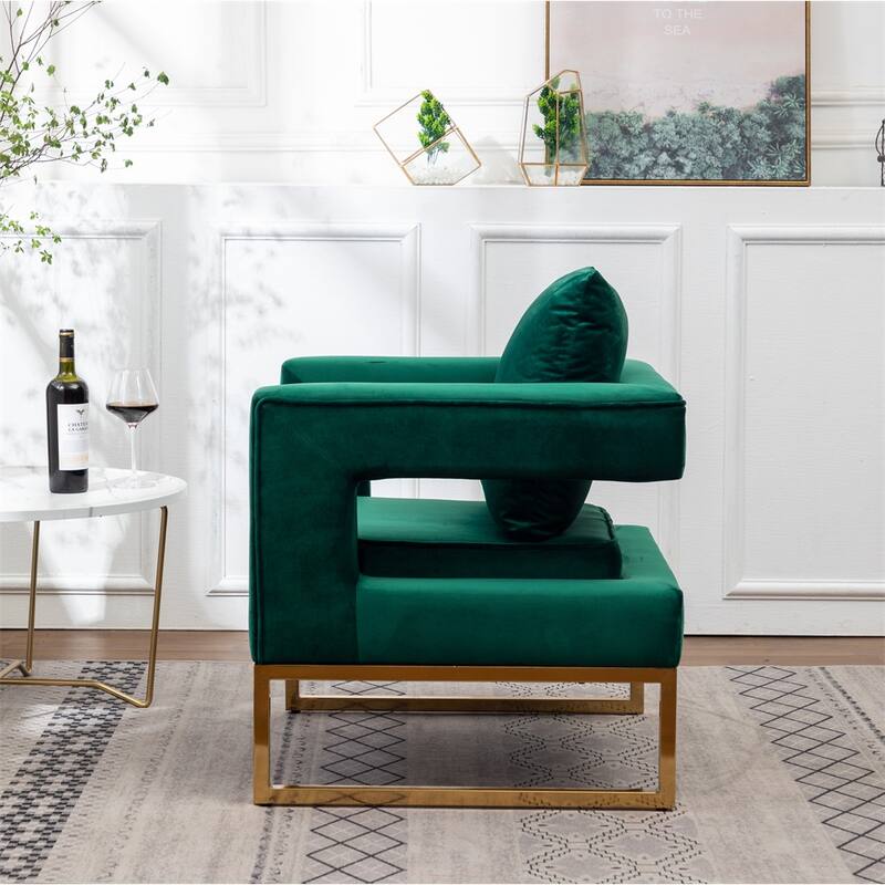 Contemporary Upholstered Accent Arm Chair