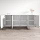 preview thumbnail 11 of 10, Meble Furniture Kinzie 180 Sideboard 71" Wide x 32" High - Matte Two-Tone Modern Buffet Credenza with Cabinet Storage
