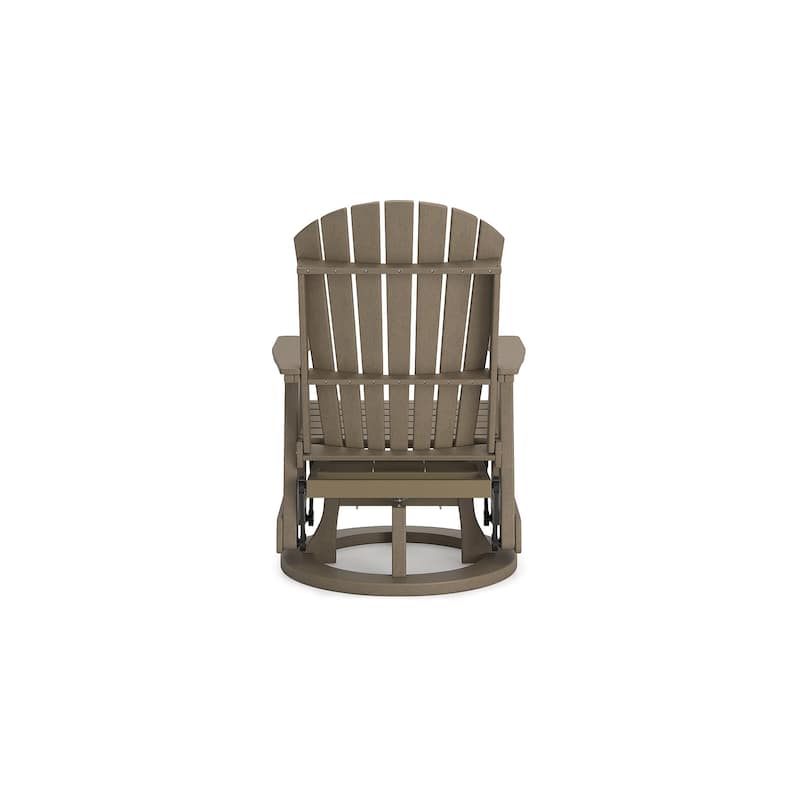 Signature Design by Ashley Hyland wave Outdoor Swivel Glider Chair - 30.88" W x 30.5" D x 41.63" H