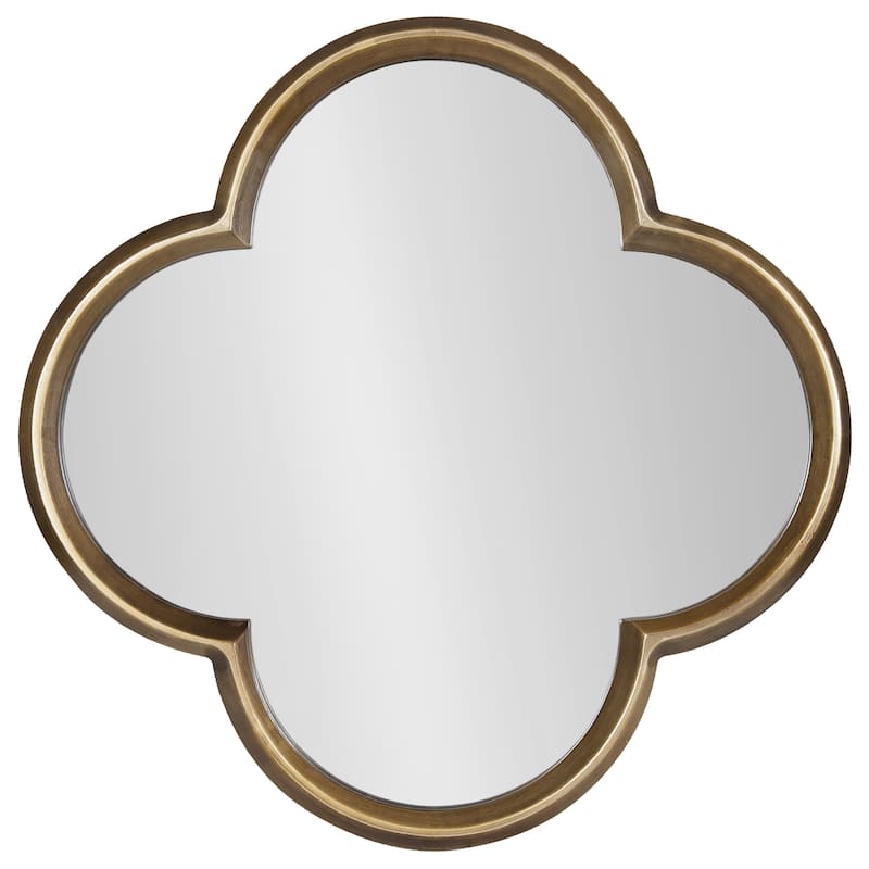 Kate and Laurel Krisi Scalloped Framed Wall Mirror