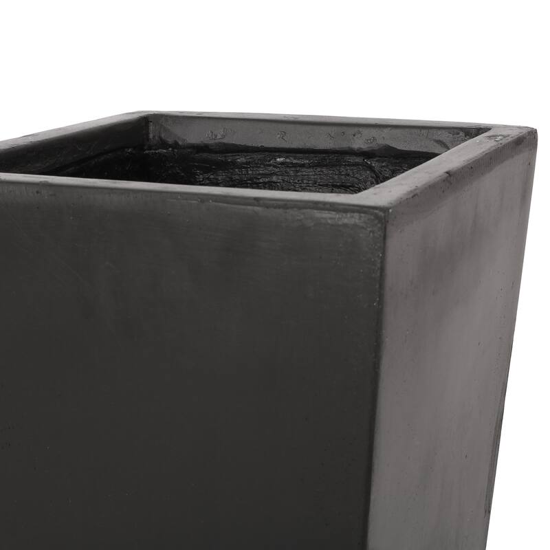 Ella Outdoor Cast Stone Outdoor Planters by Christopher Knight Home