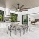 preview thumbnail 4 of 15, 60" Farmhouse Large Windmill Dimmable Ceiling Fan with Light and Remote