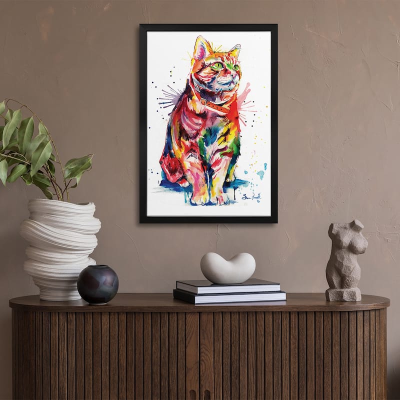 Tabby Premium Framed Poster by Weekday Best