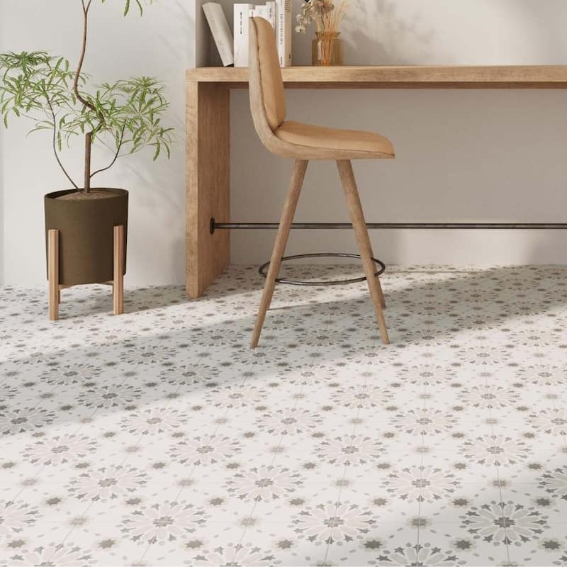 The Tile Life Dahlia 6x6 Matte Porcelain Floor & Wall Tile
