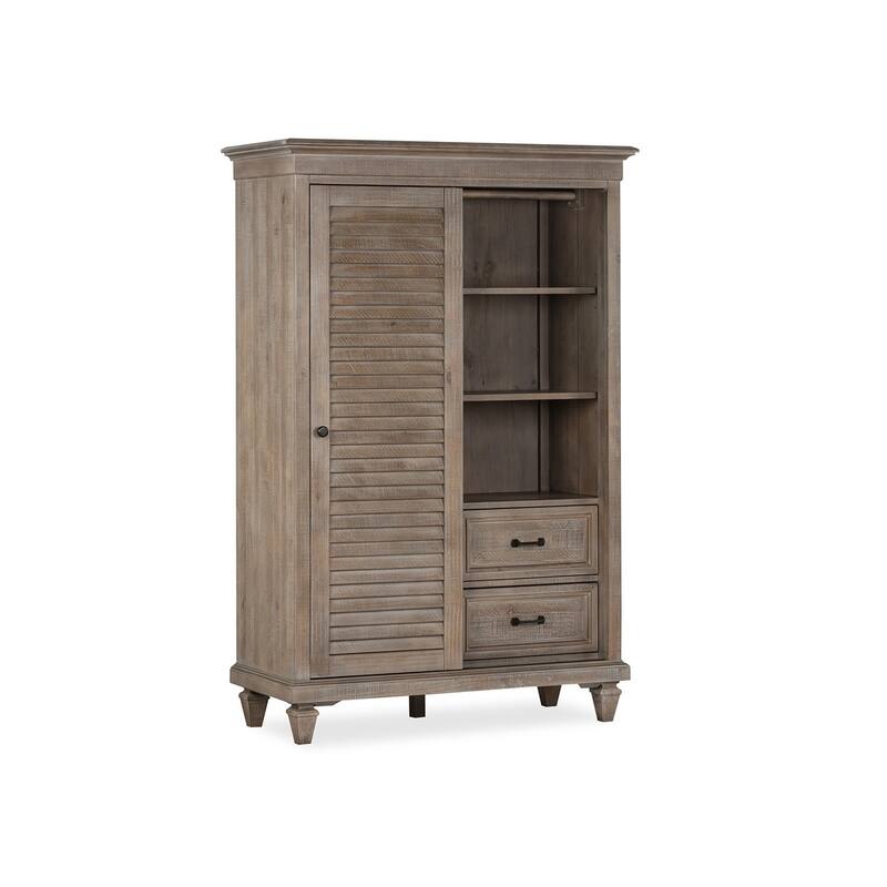 Magnussen Home Lancaster Dovetail Grey Gentleman'S Chest