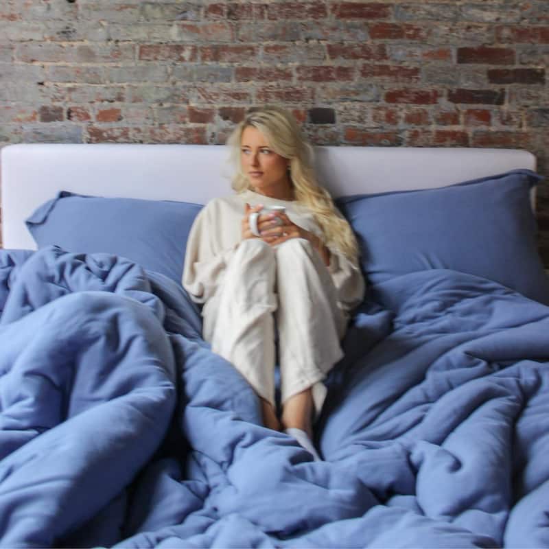 Love Thick® - Soothing Coma Inducer Oversized Comforter Set - Country Blue
