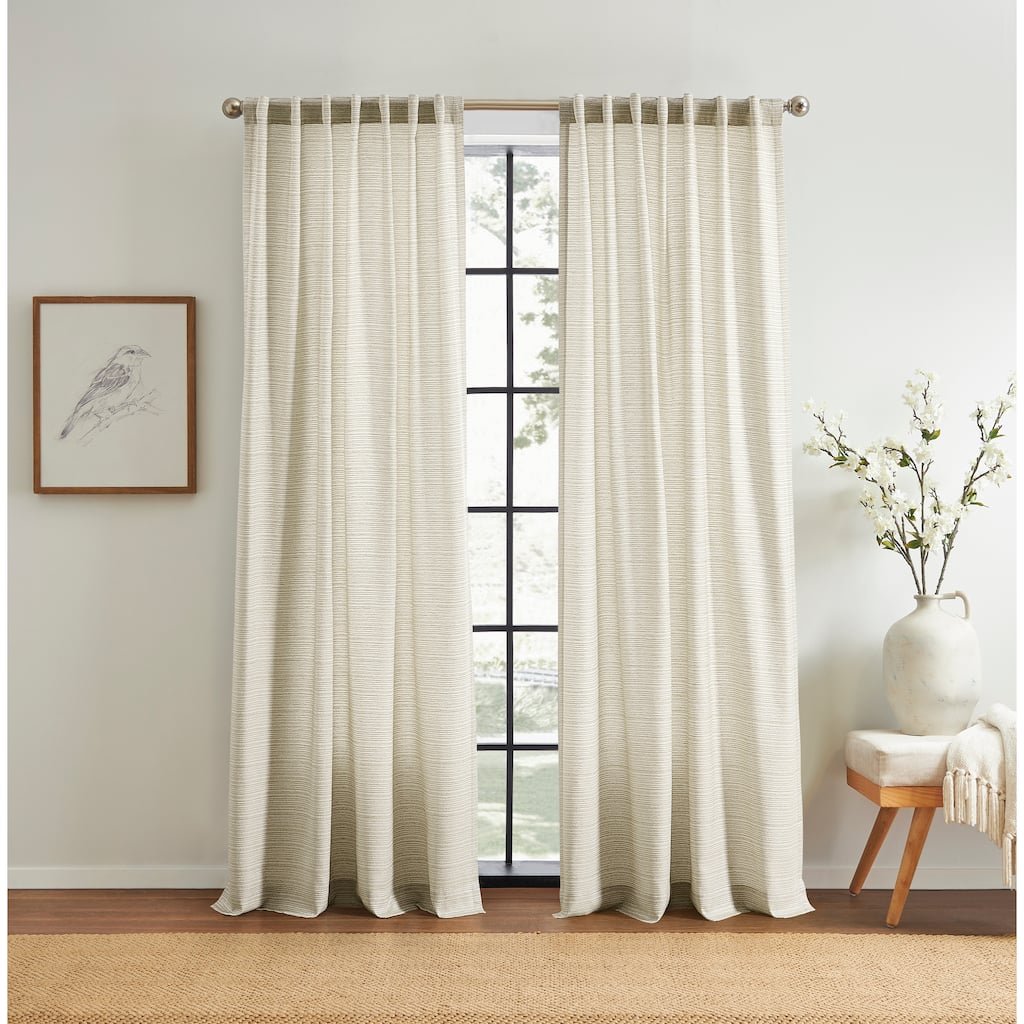 DKNY Bazinet Backtab Curtain Panel Pair