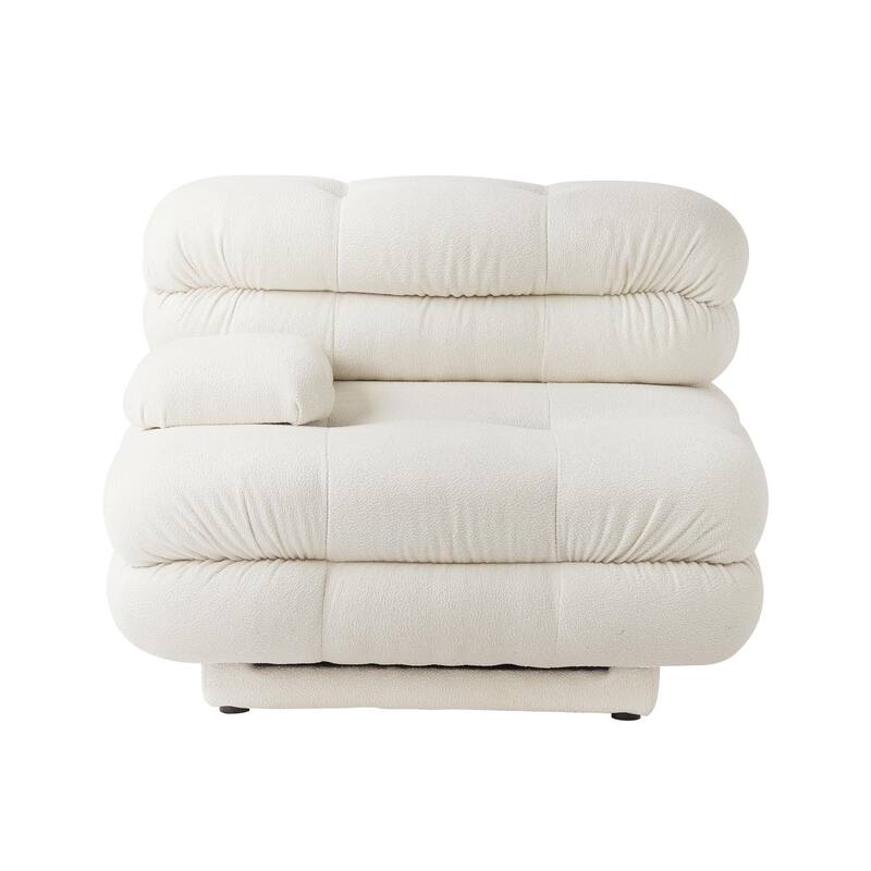 146" Convertible Modular Sectional Sofa, U-Shaped Luxury Modern 6-Seat Couch Sectional with Chaise Ottomans for Living Room
