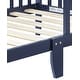 preview thumbnail 3 of 2, Blaire Toddler Bed Navy Blue suitable for kids'bedroom