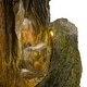 preview thumbnail 10 of 10, Alpine Corporation 62" Tall Outdoor Tree Trunk Water Fountain with LED Lights