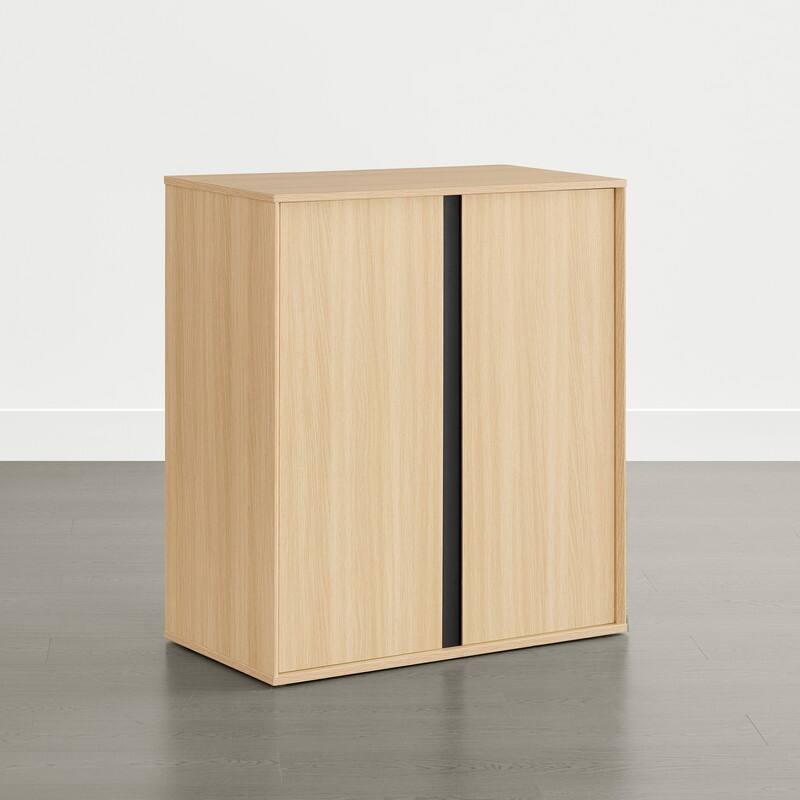 Spruce & Spring 31.5" Modern Industrial Sideboard Cabinet Storage Cabinet